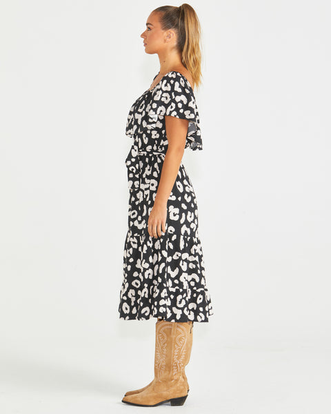 Ember Dress - Animal print