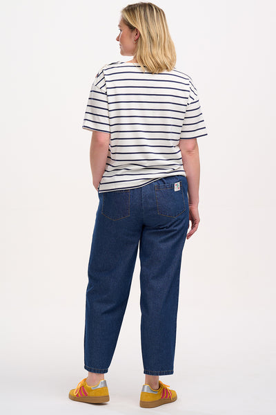 Kirby Breton Tee - Split Heart Stripes