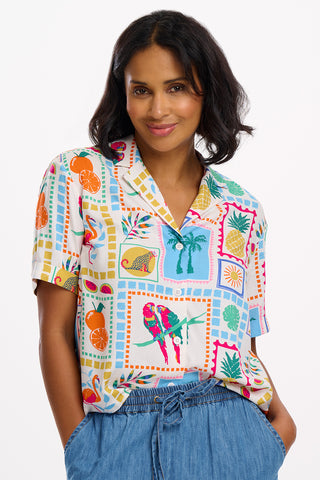 Odele Shirt - Jungle Tiles