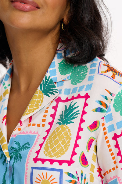 Odele Shirt - Jungle Tiles