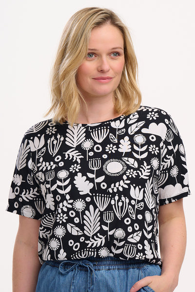Christina Top - Folk Floral