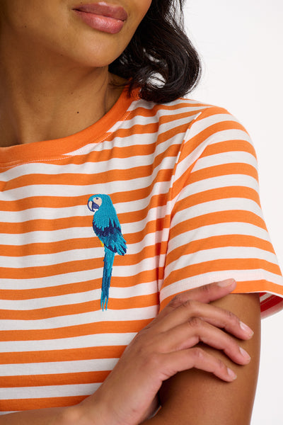Maggie T-Shirt - Stripy Parrot