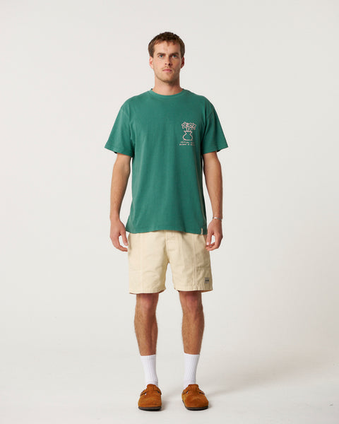 Daisy Tee - Dusty Green