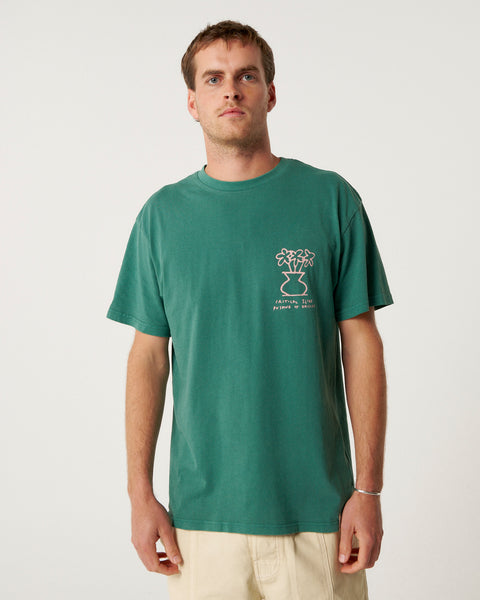 Daisy Tee - Dusty Green