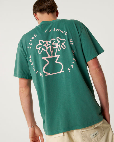 Daisy Tee - Dusty Green