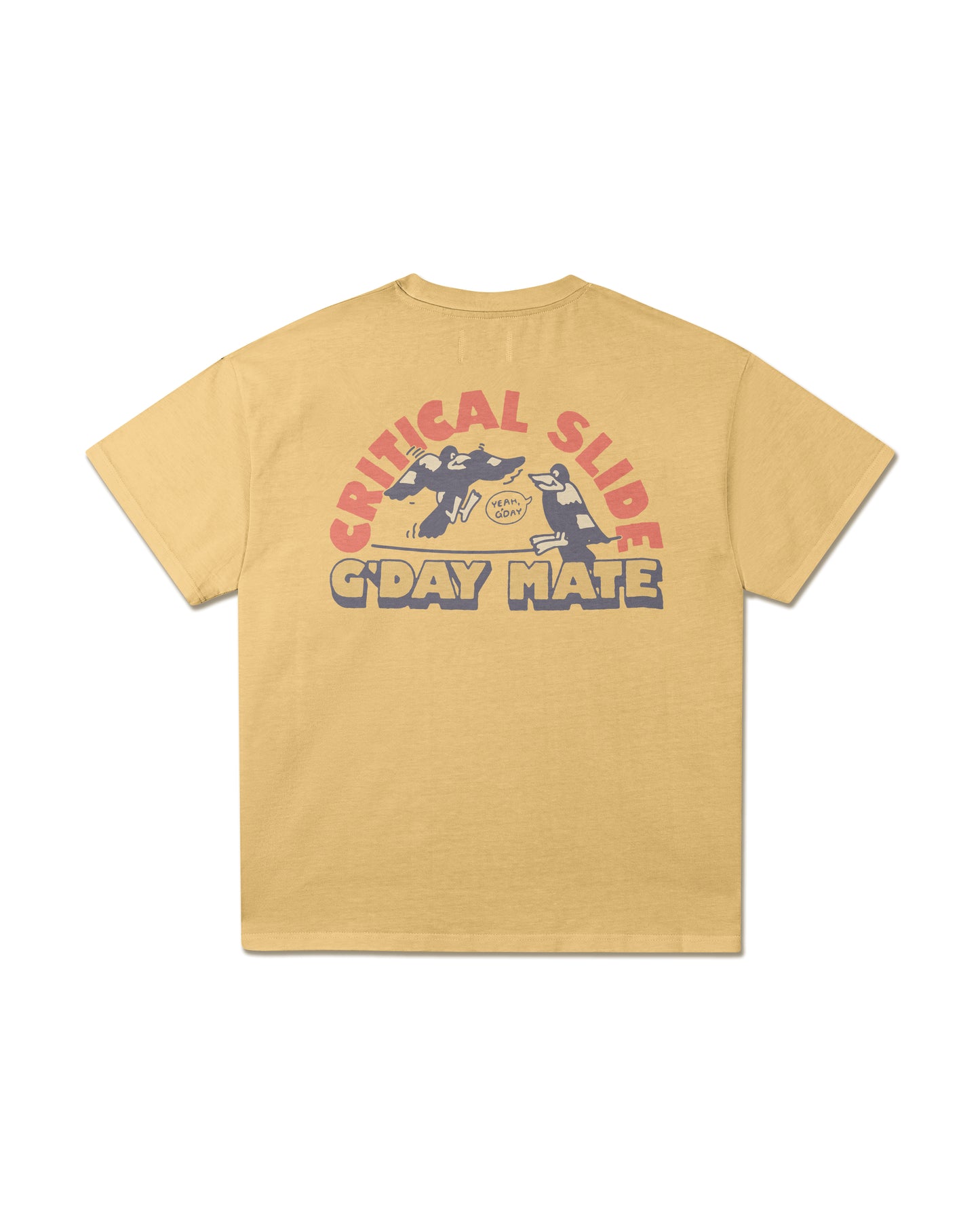 Gday Mate Tee - Sunflower