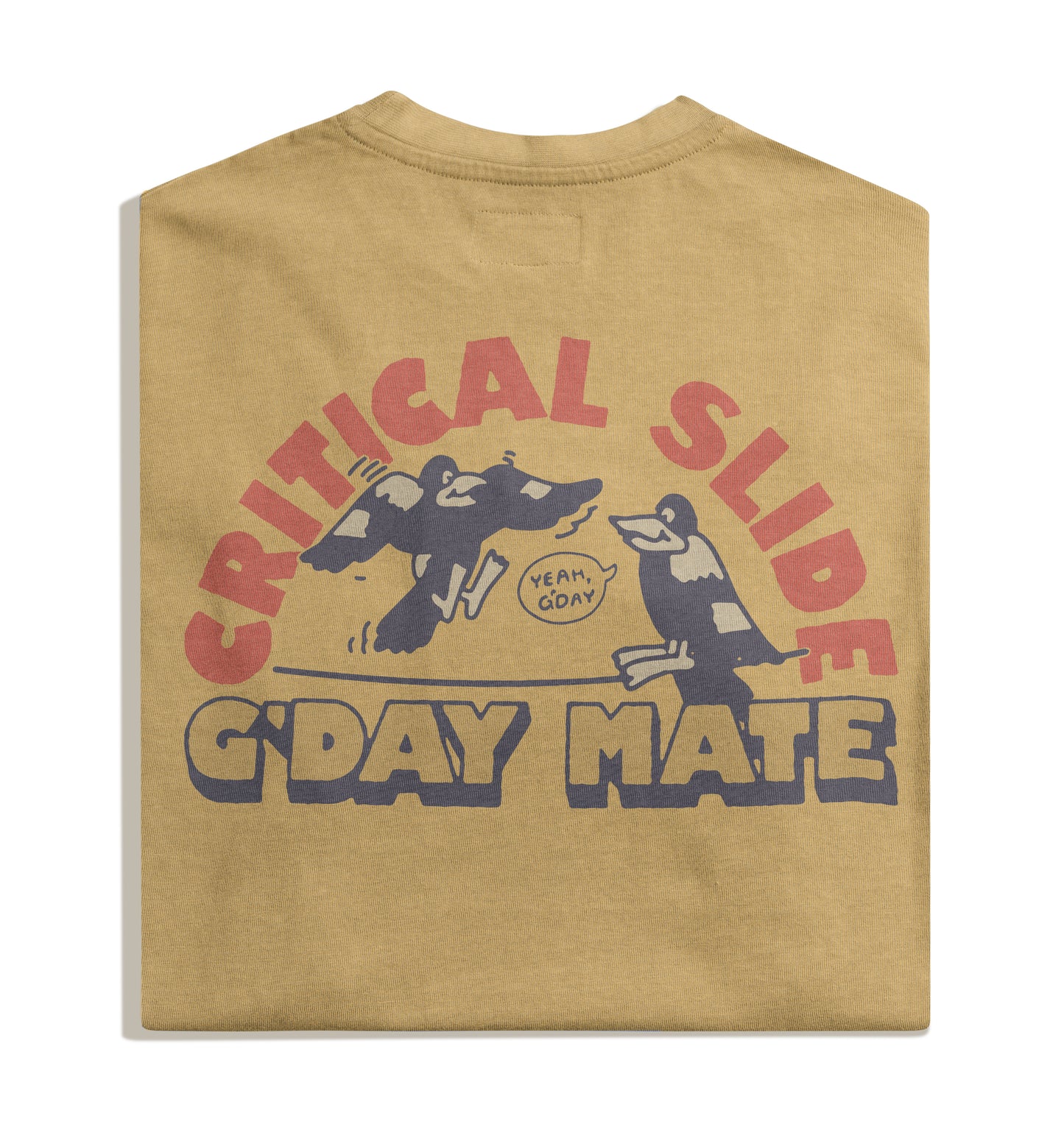 Gday Mate Tee - Sunflower