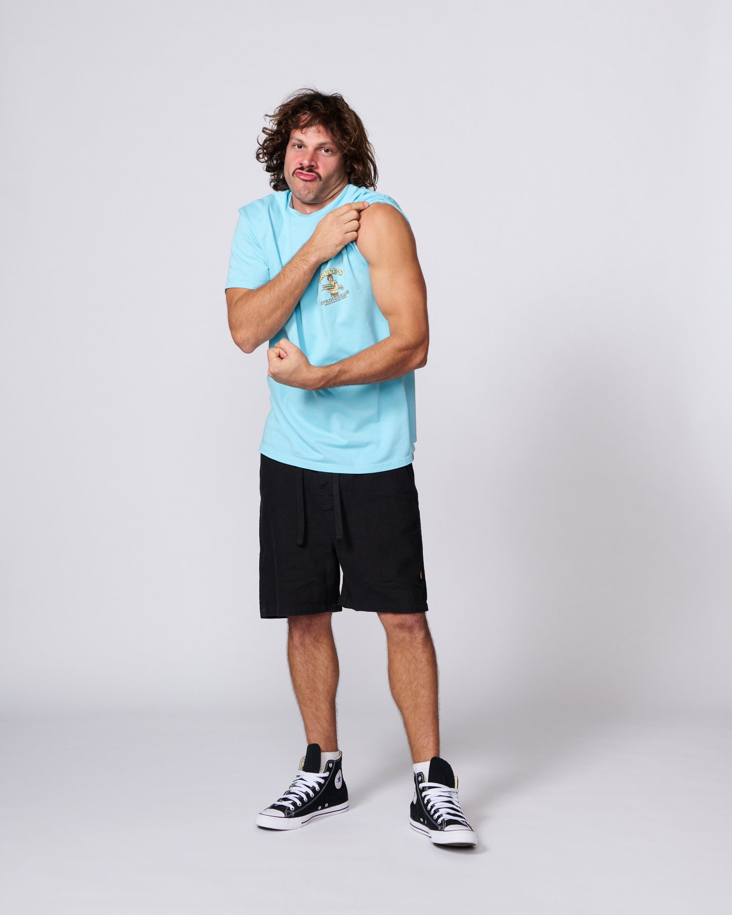 Spring Beans Tee - Aquatic