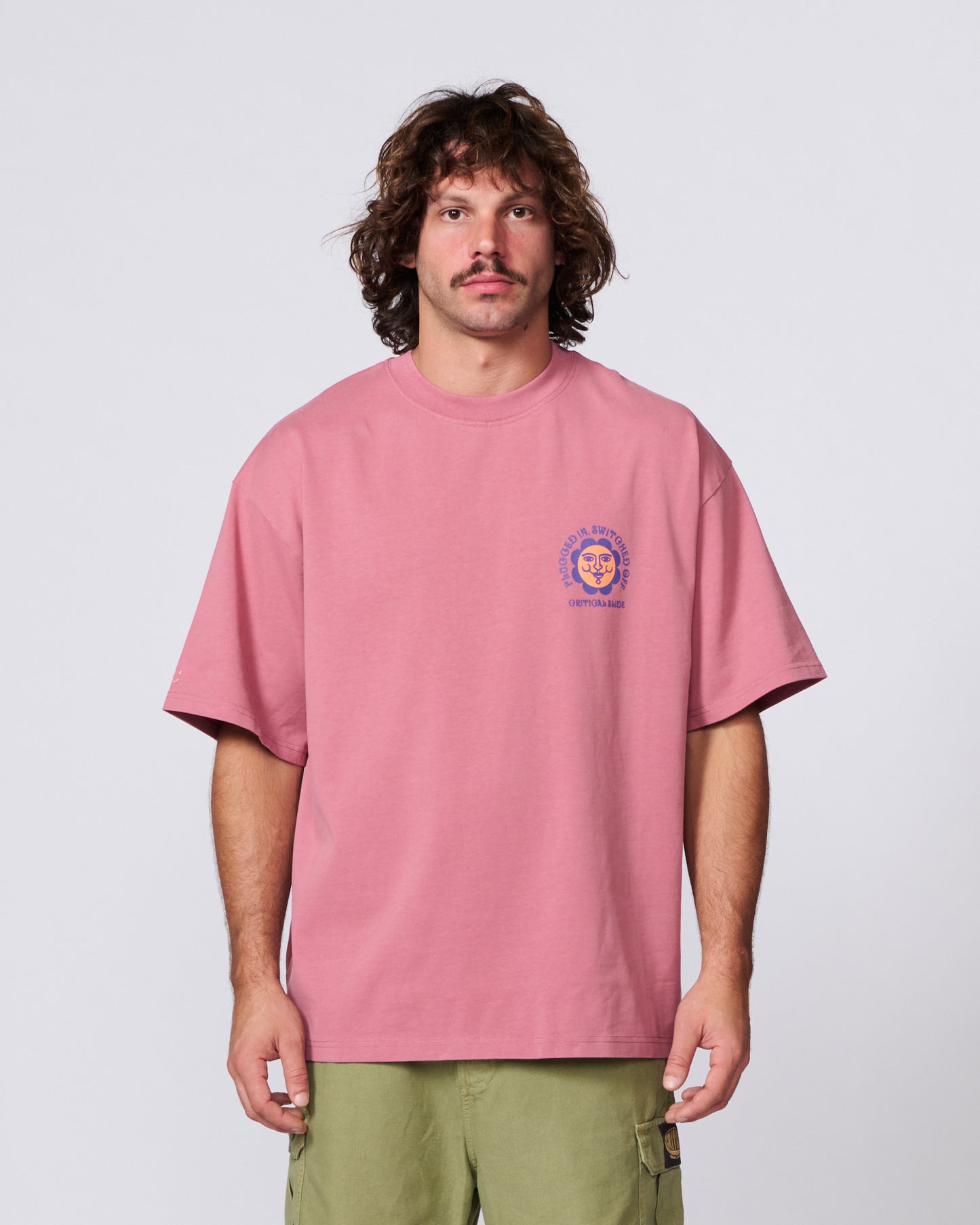Switch Jumbo Tee - Dusty Rose