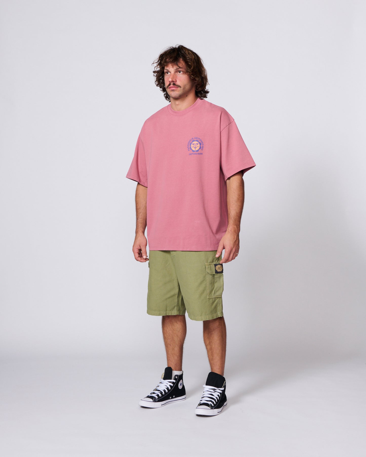 Switch Jumbo Tee - Dusty Rose
