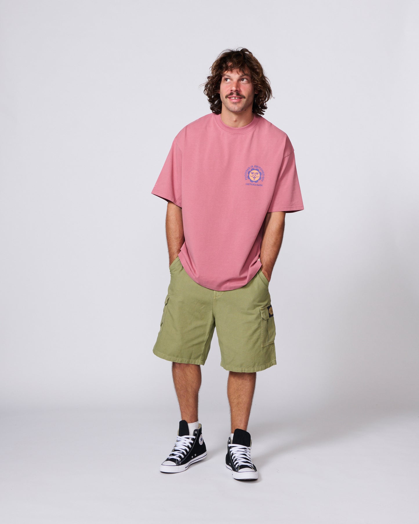 Switch Jumbo Tee - Dusty Rose