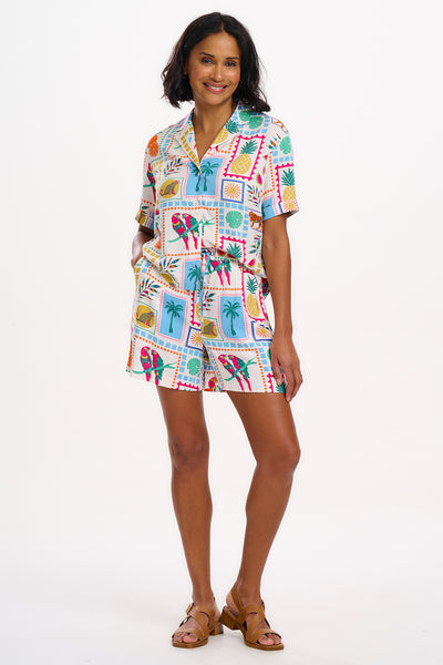 Patty Shorts - Jungle Tile