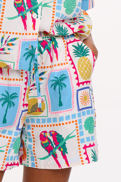 Patty Shorts - Jungle Tile