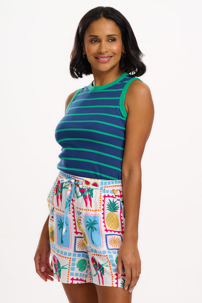 Patty Shorts - Jungle Tile