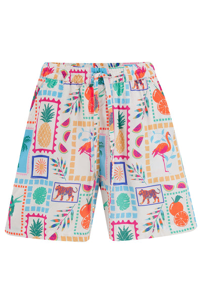 Patty Shorts - Jungle Tile