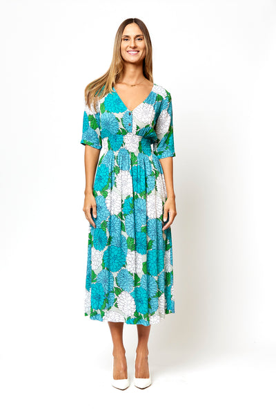 Camils Midi Dress - Bel Blue