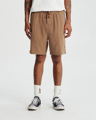 Cruiser Linen Shorts - Mud