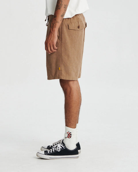 Cruiser Linen Shorts - Mud