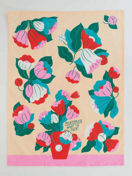 Menopause WTF - Tea Towel