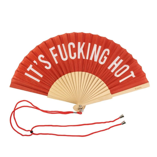 It's Fucking Hot - Red Hand Fan