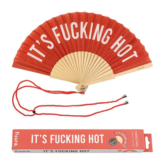 It's Fucking Hot - Red Hand Fan