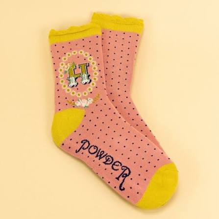 Letter Socks - H