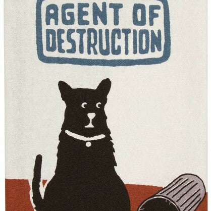 Agent Of Destruction - Tea Towel