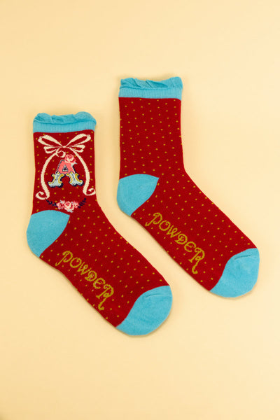 Letter Socks - A