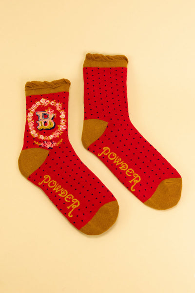 Letter Socks - B