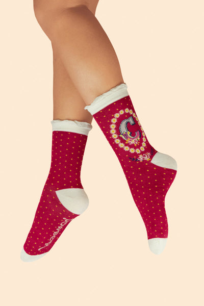 Letter Socks - C