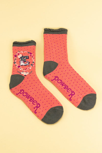 Letter Socks - D