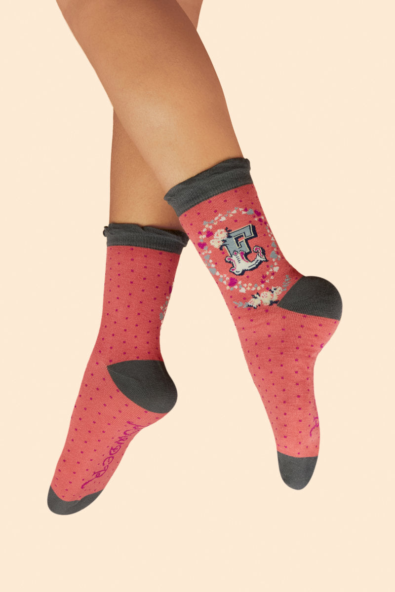Letter Socks - E