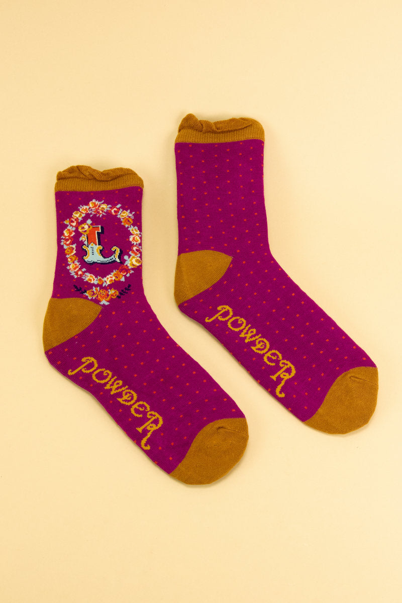Letter Socks - L