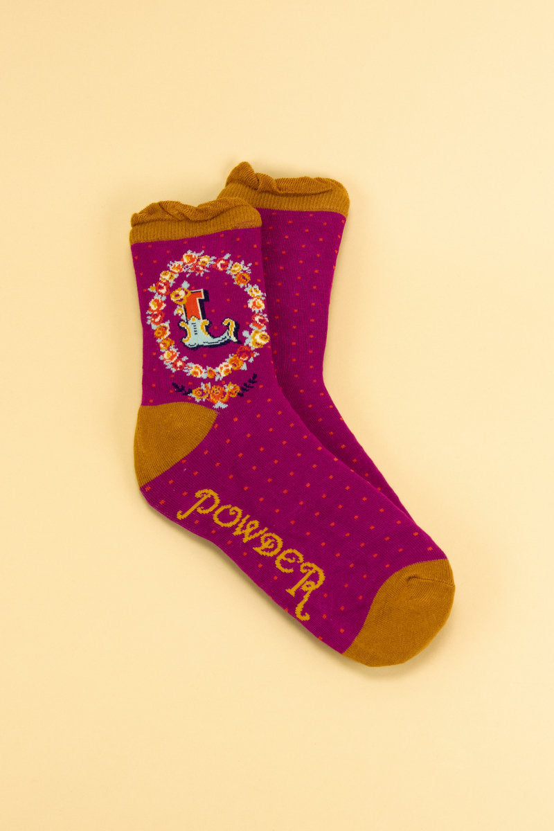 Letter Socks - L