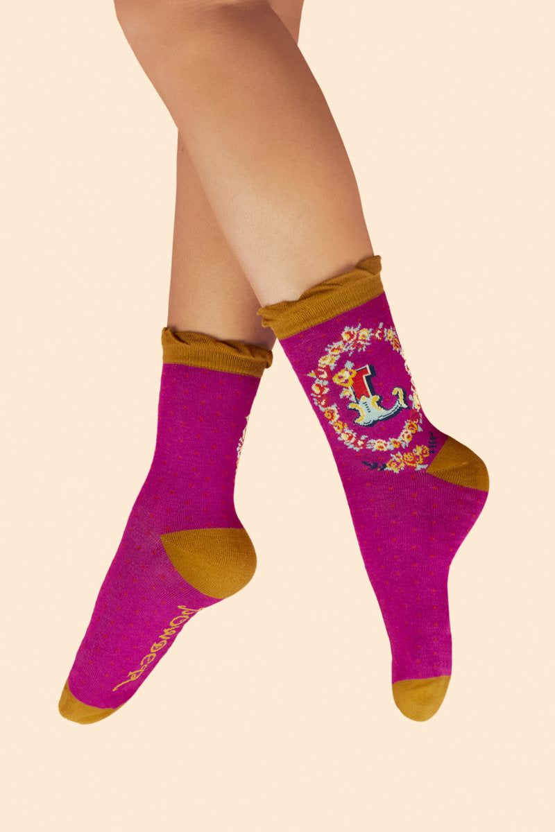 Letter Socks - L