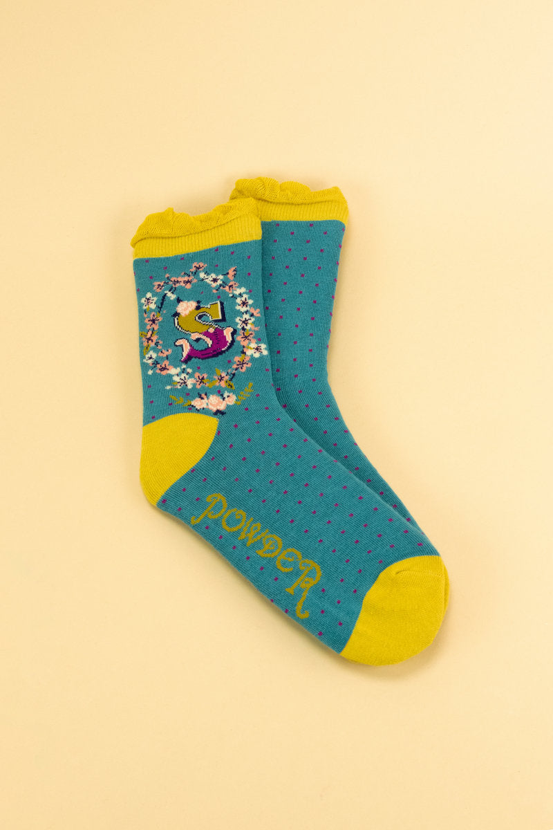 Letter Socks - S