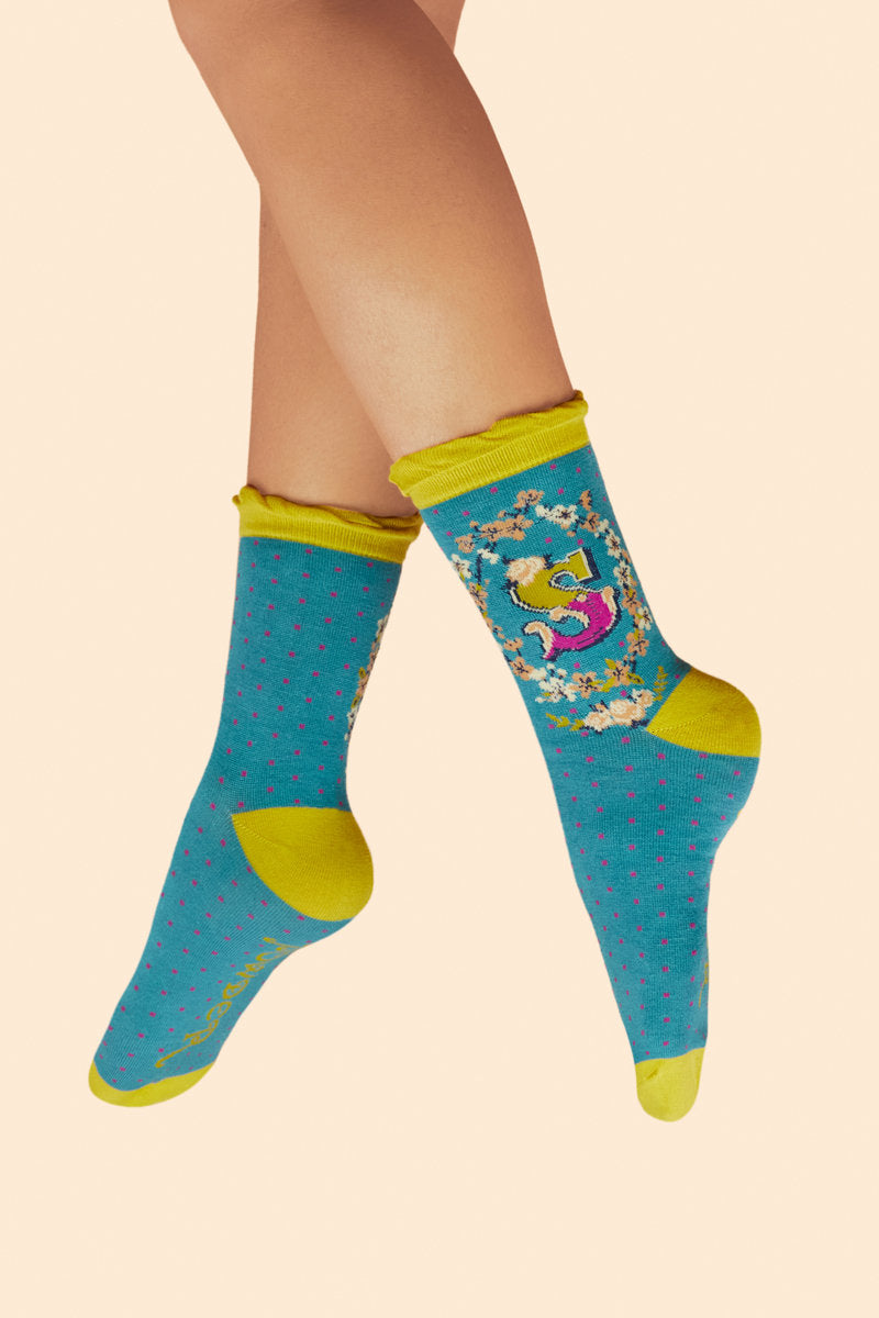 Letter Socks - S