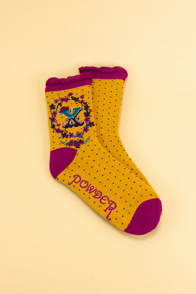 Letter Socks - X