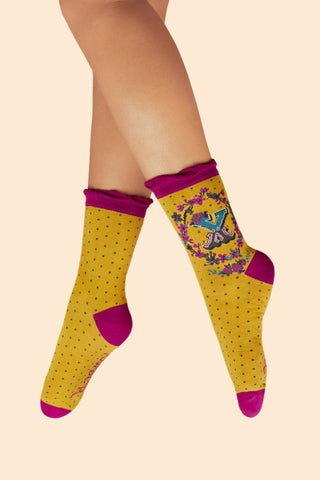 Letter Socks - X