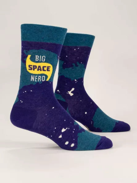 Big space nerd  - Mens socks