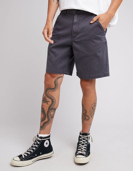 All Day Short - Washed Black