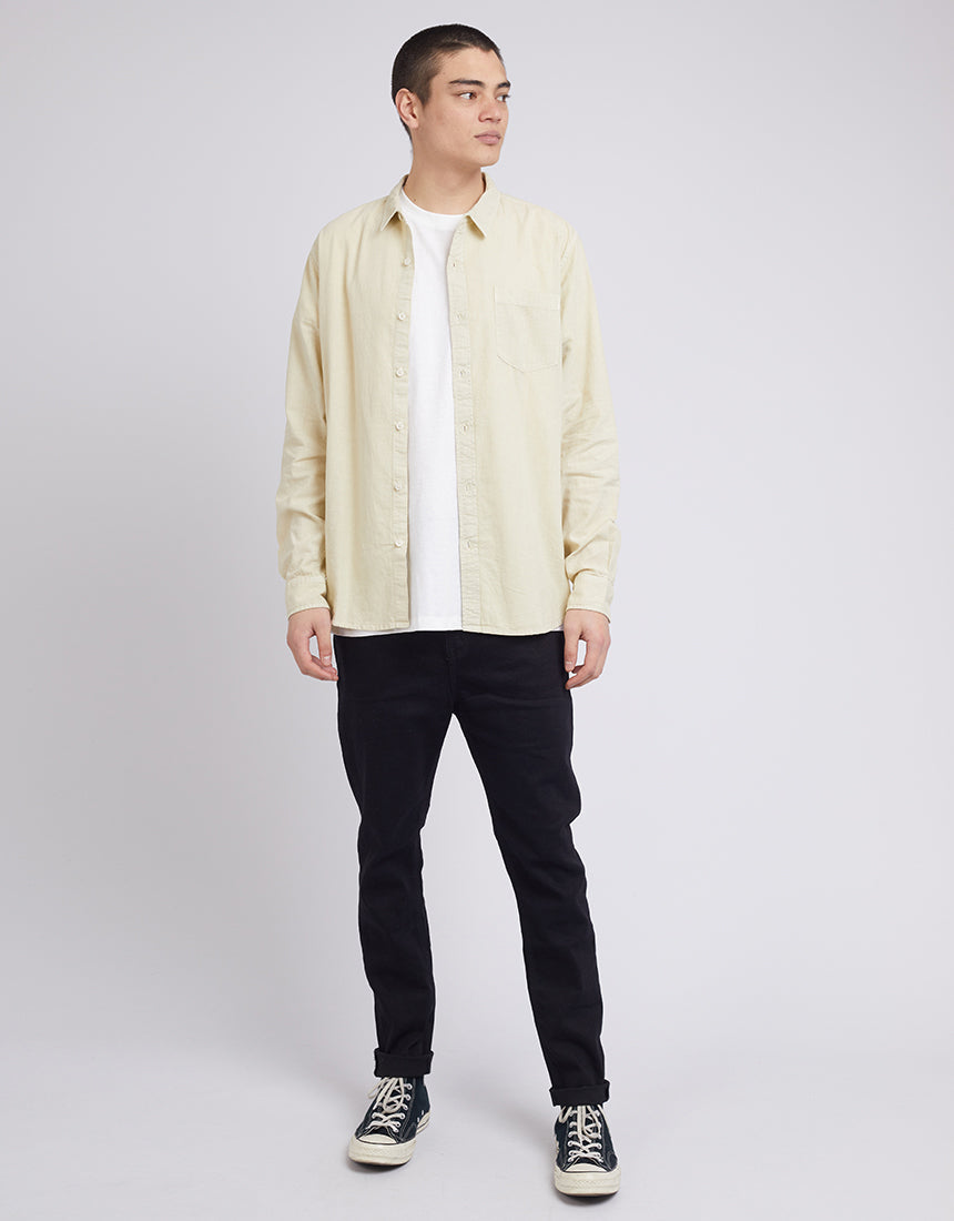 Hemp L/S Shirt - Tan
