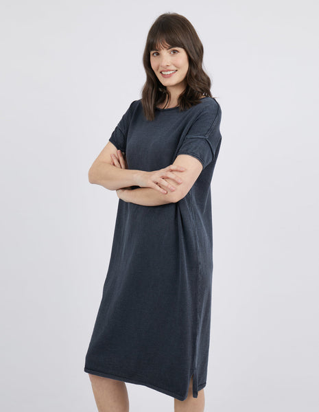 Margot Knit Dress - Navy
