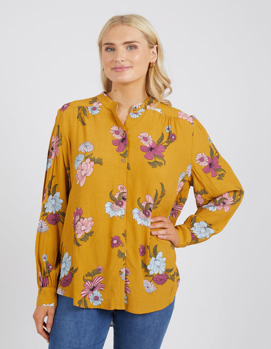Sweat Pea Blouse - Mustard