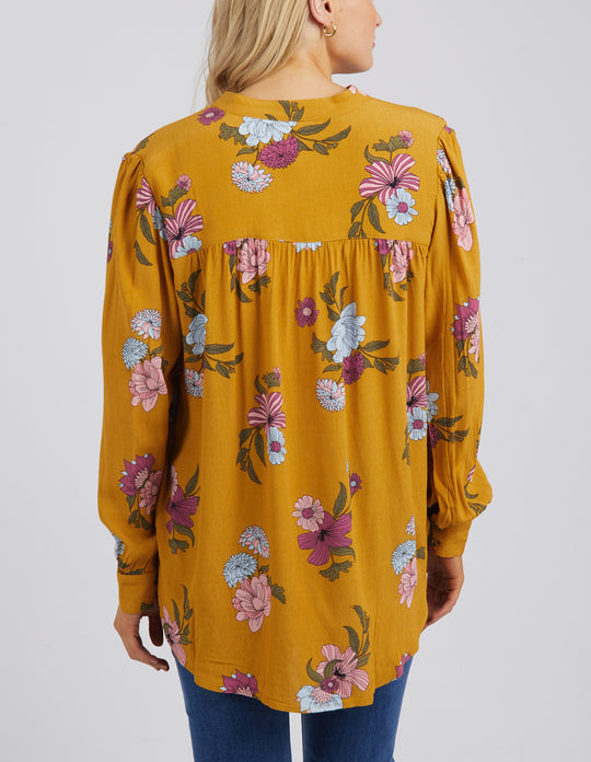 Sweat Pea Blouse - Mustard