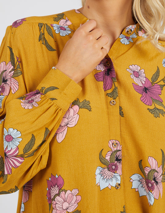 Sweat Pea Blouse - Mustard
