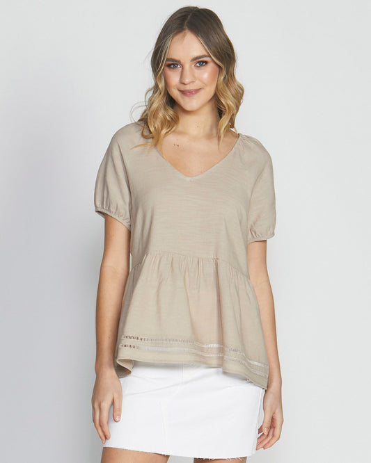 Sasha Top - Stone
