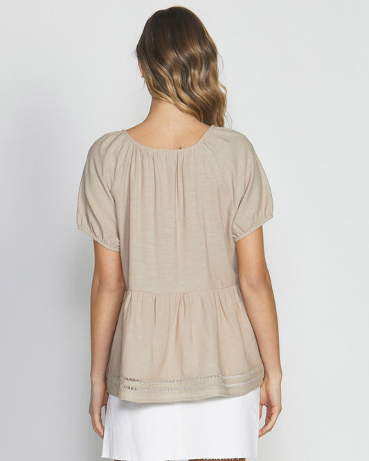 Sasha Top - Stone