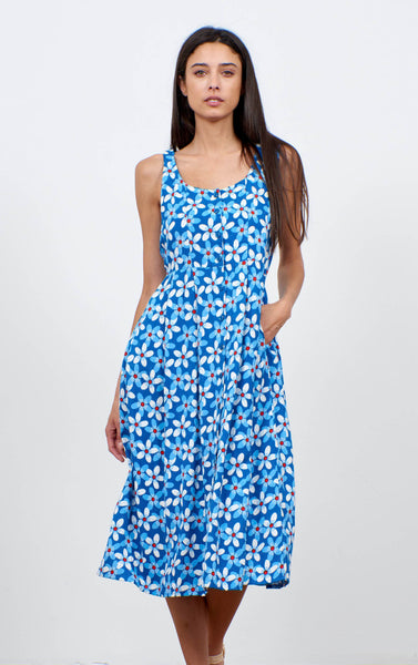 Pretty Vacant Jodie Aster Floral Blue Dress