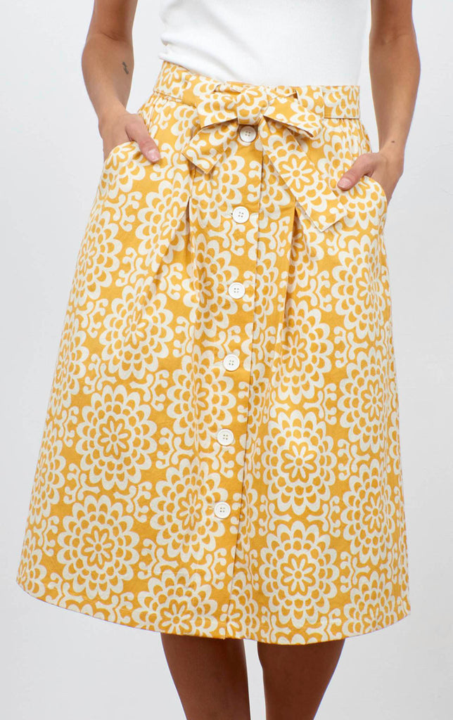 Pretty Vacant Maisie Sunflower Skirt